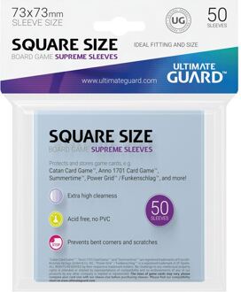 Ultimate Guard Supreme Sleeves for Board Game Cards Square (50)