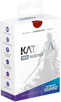 Ultimate Guard ULT Katana Sleeves Rot (100)