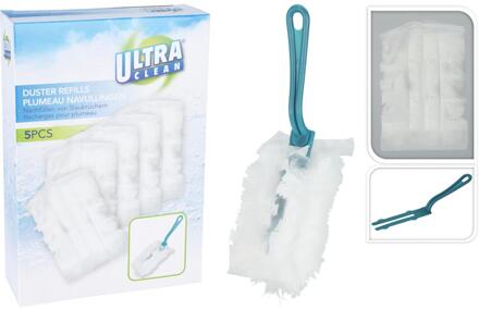 Ultra Clean Plumeau navulset van 5 stuks wit