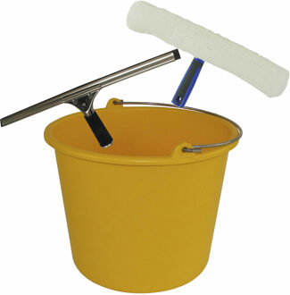 Ultra Clean Ramen wassen set - Raam spons/Droog trekker/Emmer