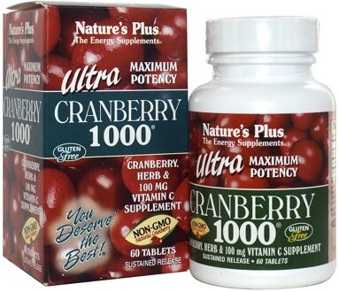 Ultra Cranberry 1000 (60 Tablets) - Nature's Plus