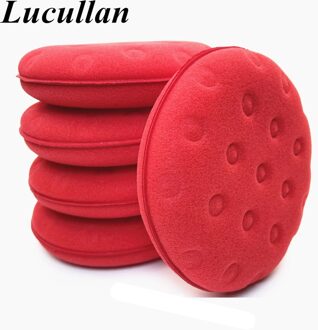 Ultra Dikke 12Cm Grote Maat Red Foam Spons Hoge Dichtheid Premium Car Care Wax/Kit Applicator Pads