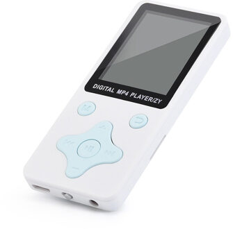 Ultra-dunne 1.8-inch TFT Display MP3/MP4 Lossless Geluid Muziekspeler FM Recorder Matte Materiaal Body breekpunt Afspelen Speler wit