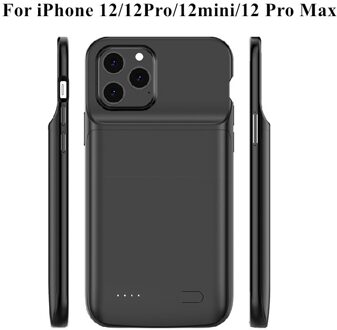 Ultra-Dunne Batterij Oplader Voor Iphone 12 Pro Max Power Case Siliconen Schokbestendig Extenal Powerbank Cove Voor Iphone 12 Mini For iPhone 12 Pro