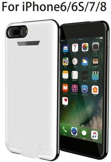 Ultra-Dunne Beschermende Case Power Bank Met Ingebouwde Magnetische Plaat & Led-indicatoren Voor Iphone