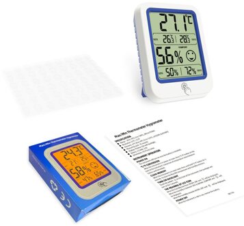 Ultra-Dunne Smart Home Elektronische Digitale Thermometer Hygrometer Thuis Thermometer Indoor Droge Hygrometer