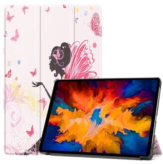 Ultra-Dunne Tablet Case Met Stijlvolle Print Op De Rug Geschikt Voor Lenovo Tab M10 Hd TB-X306F 10.1 inch Case