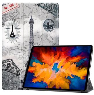 Ultra-Dunne Tablet Case Met Stijlvolle Print Op De Rug Geschikt Voor Lenovo Tab M10 Hd TB-X306F 10.1 inch Case