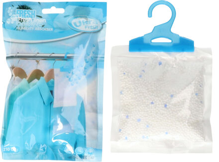 Ultra Fresh Vochtopnemer met geur - linnen - vochtonttrekker - tegen schimmel en geur - 210 gram