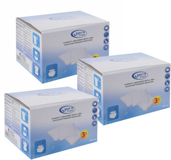 Ultra Fresh vochtopnemer navulling - 9x 400 gram - vochtontrekker