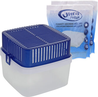 Ultra Fresh Vochtvanger/vochtopnemer - 1800 ml - incl. 3 navullingen 450 gram - Vochtopnemers