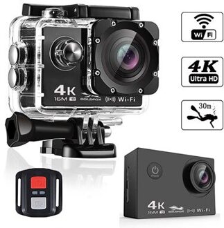 Ultra Hd 4K Actie Camera Wifi 16MP 2.0 Inch Scherm Video Camera 170D 30M Gaan Waterdicht Pro Sport camera Met Afstandsbediening met afgelegen controle
