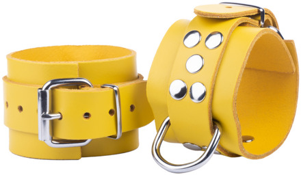 Ultra Leather Handboeien - Geel