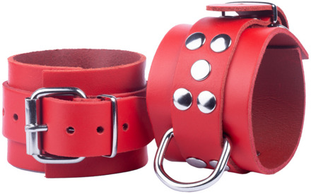 Ultra Leather Handboeien - Rood