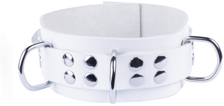 Ultra Leather Ketting - Wit