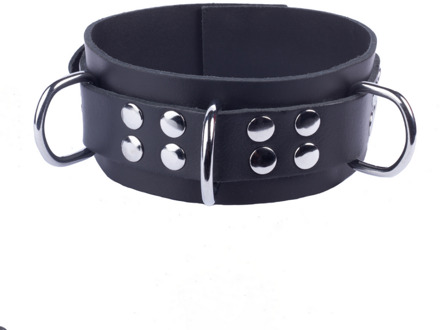 Ultra Leather Ketting - Zwart