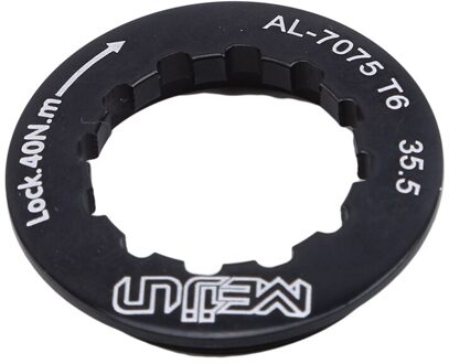 Ultra Light Aluminium Mountainbike Road Auto Vliegwiel Lock Cover Sloten Ring zwart