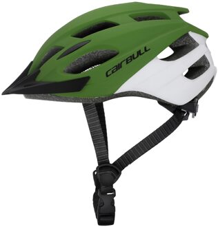 Ultra-Light Veiligheid Sport Fietshelm Road Fietshelm Mountainbike Mtb Racing Fietsen 18 Gat Helm Helm afneembare groen