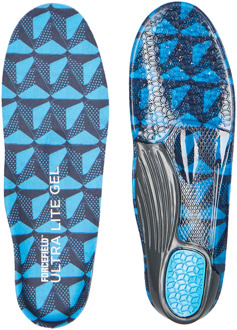 Ultra Lite Gel Insoles Unisex - Zwart - Maat 36-38 - Synthetisch Black