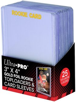 Ultra Pro 3" X 4" Rookie 35PT Toploader & Sleeves (25 stuks)
