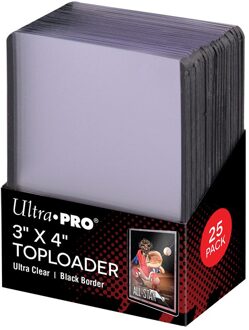 Ultra Pro Black Border Toploader (25 stuks)
