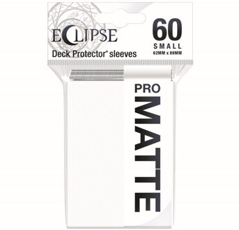 Ultra Pro Eclipse Matte Arctic White Small Deck Protector Sleeves (60 Sleeves)