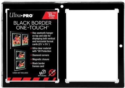 Ultra Pro One-Touch Magnetic Holder UV 2-Card 35pt Black