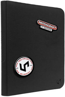 Ultra Pro Patchcraft Zippered 9 - Pocket Binder Black