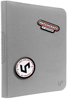 Ultra Pro Patchcraft Zippered 9-Pocket Pro-Binder Gray