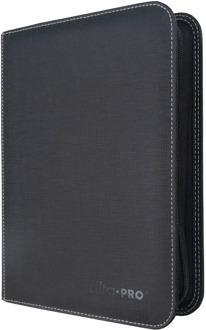 Ultra Pro Premium Zippered 4-pocket Binder for Toploaders (Black)