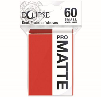 Ultra Pro Sleeves Eclipse Matte Small - Rood (62x89 mm)