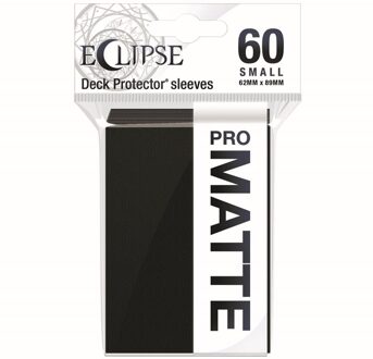 Ultra Pro Sleeves Eclipse Matte Small - Zwart (62x89 mm)
