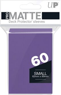 Ultra Pro Sleeves Pro-Matte - Small Paars (62x89 mm)