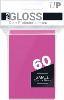 Ultra Pro Small Deck Protectors (60 Sleeves) - Bright Pink