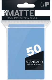 Ultra Pro Speelgoed | Kaartspel - Sleeves Pro-Matte Light Blue D12