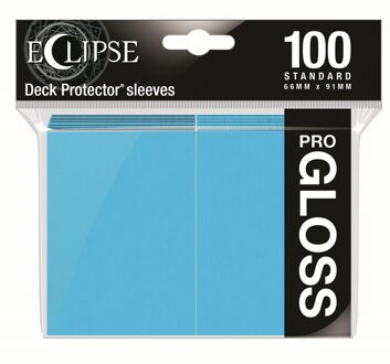 Ultra Pro Standard Sleeves Gloss Eclipse - Licht Blauw (100 stuks)