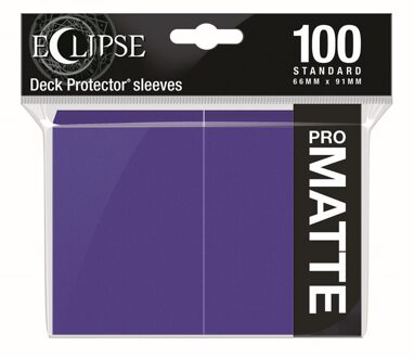 Ultra Pro Standard Sleeves Matte Eclipse - Paars (100 stuks)