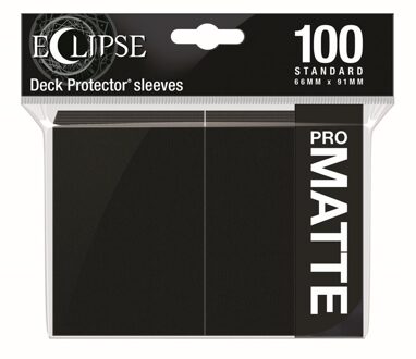 Ultra Pro Standard Sleeves Matte Eclipse - Zwart (100 stuks)