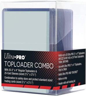 Ultra Pro Toploader Combo (25 stuks)