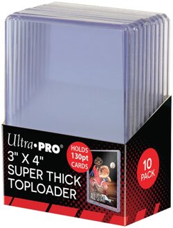 Ultra Pro Toploader - Regular 3"x4" Super Thick 130PT (10 stuks)