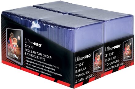 Ultra Pro Toploaders 3x4 Regular Sleeves (200 stuks)