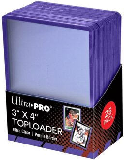 Ultra Pro Toploaders Purple Border (25 stuks)