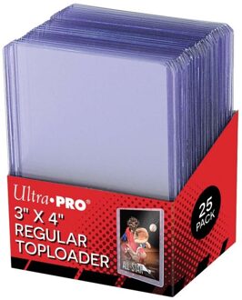 Ultra Pro Toploaders - Ultra Pro 3x4 // 76,2 x101,6mm (25ct) x1 - Top loader - Toploader - TCG - Trading Card Game - Ultra Pro - Regular Toploader