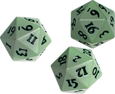 Ultra Pro Vivid Heavy Metal D20 - Cool Matcha