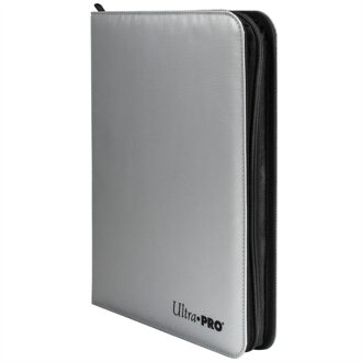 Ultra Pro Zippered 9-Pocket Pro-Binder - Silver