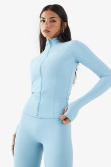 Ultra Sculpt Zip Through Jacket, Light Blue