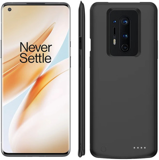Ultra Silm Silicone Shockproof Power Case For Oneplus 8 Pro External Battery Charger Case Power bank For Oneplus 8 battery Cover