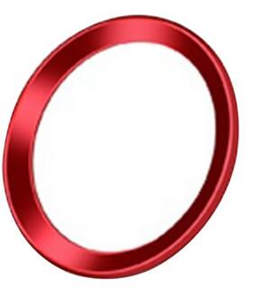 Ultra Slanke Vingerafdruk Ondersteuning Touch Id Metal Home Button Sticker Voor Iphone 5S 7 6S 6 Plus Rood & Black & Gold wit rood