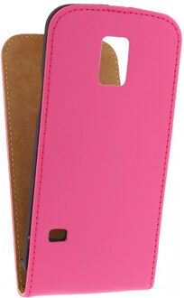 Ultra Slim Flip Case Samsung Galaxy S5 mini Fuchsia