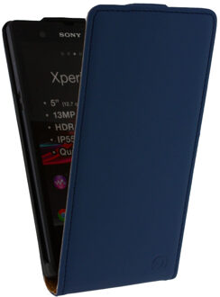 Ultra Slim Flip Case Sony Xperia Z Dark Blue